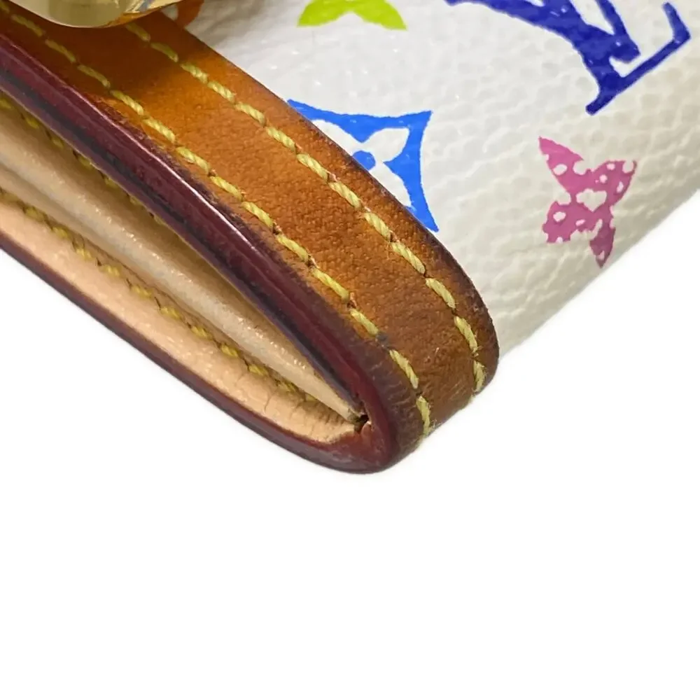 Louis Vuitton Porte Monnaie Plat Monogram Multicolore Coin Case M92657 Cowhide
